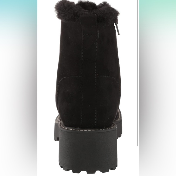 Madden Girl Womens Carrabas Black Fur-Lined Winter Boots Size 9.5 - Picture 5 of 12